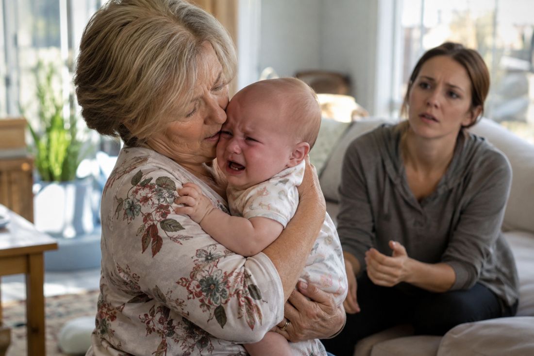Grandma Took the Crying Baby—Then Realized It Wasn’t Her Granddaughter