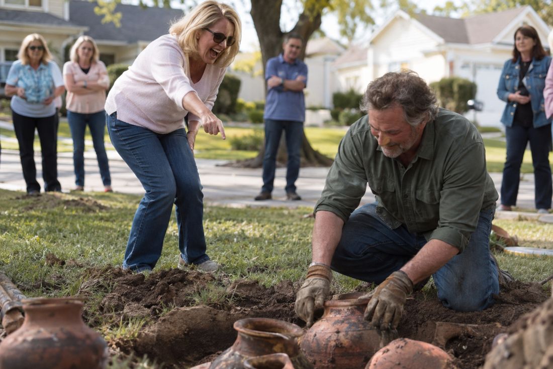 HOA Karen Mocked His Buried Clay Pots—Three Months Later, His Garden Was Still Thriving