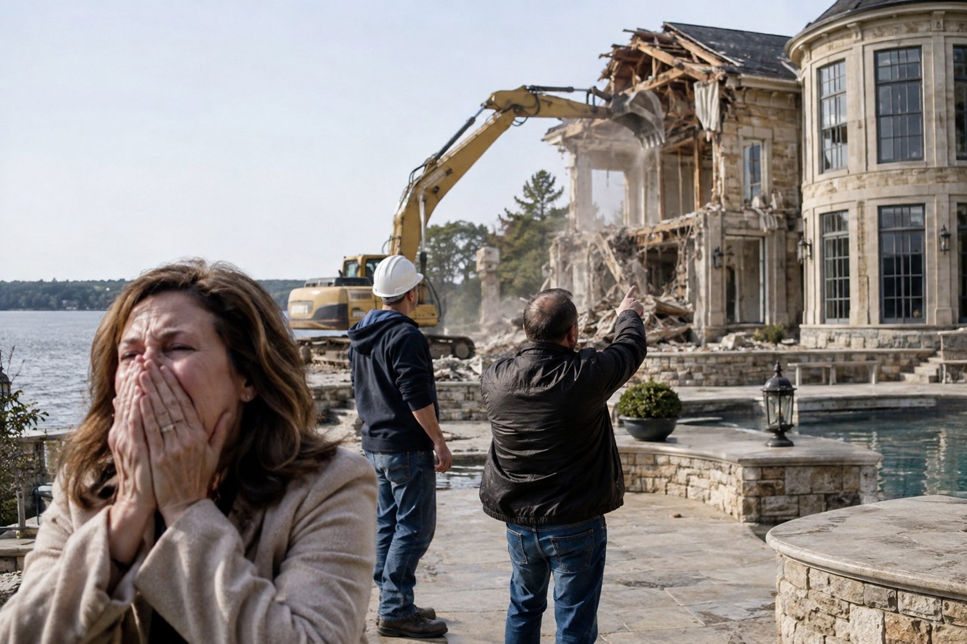 HOA Tried to Demolish My Lake Mansion—Then I Showed Her the Closing Papers