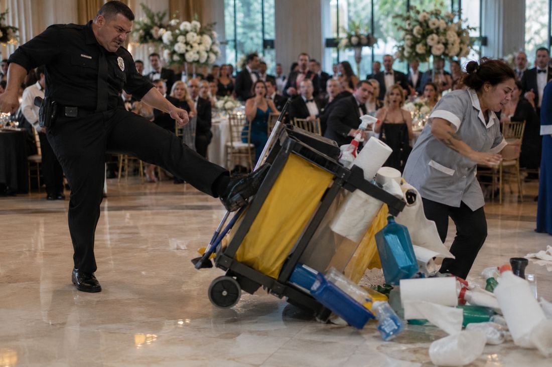 Security Guard Kicked Over My Janitor Cart in Front of 500 Gala Guests—Then the Host Announced Tonight's Keynote Speaker